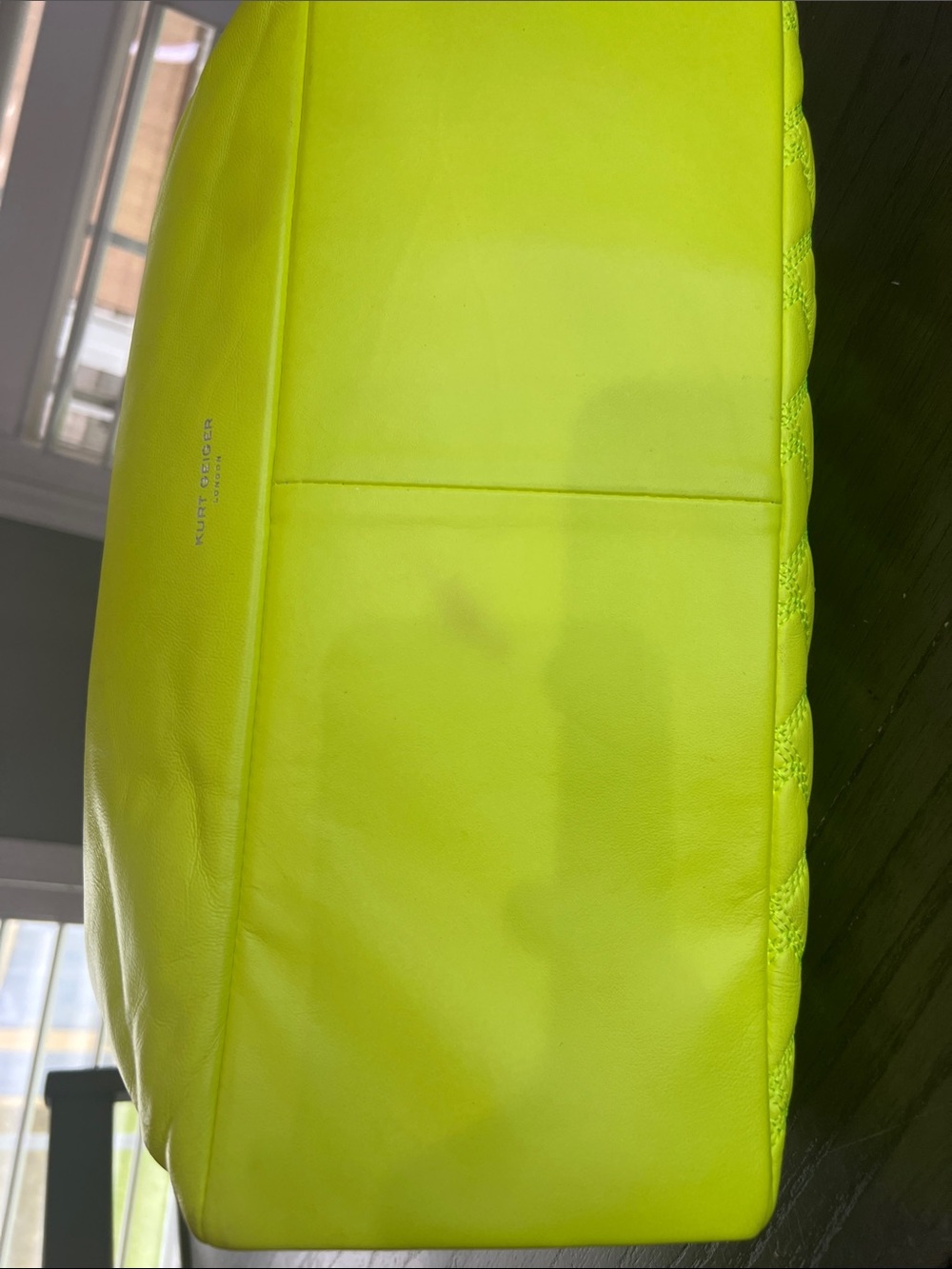 Kurt Geiger Limited Edition Yellow Quilted Women’s Shoulder Bag - Picture 4 of 15